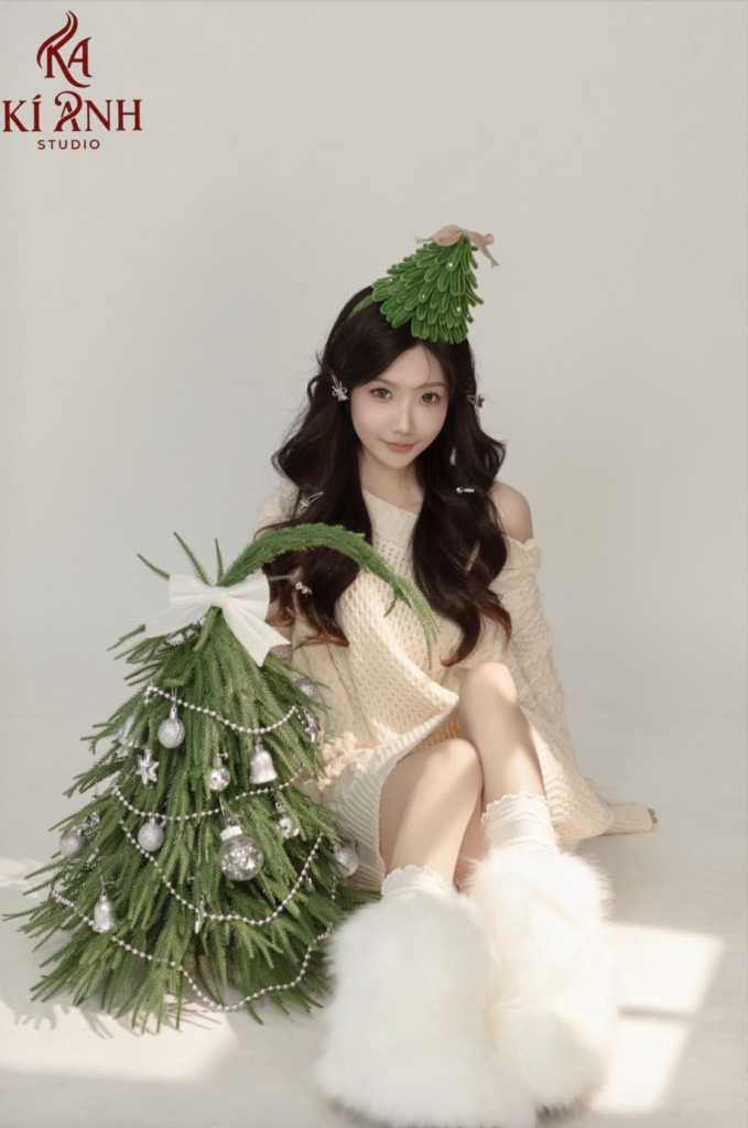 Mẫu chụp ảnh Noel