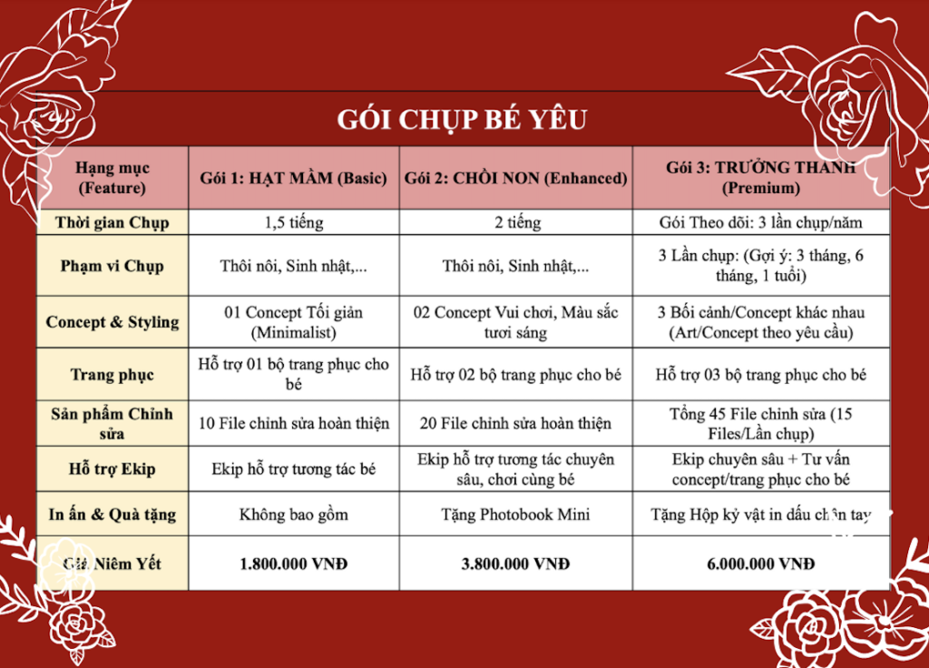 Chụp ảnh Bé yêu Kí Ảnh Studio 